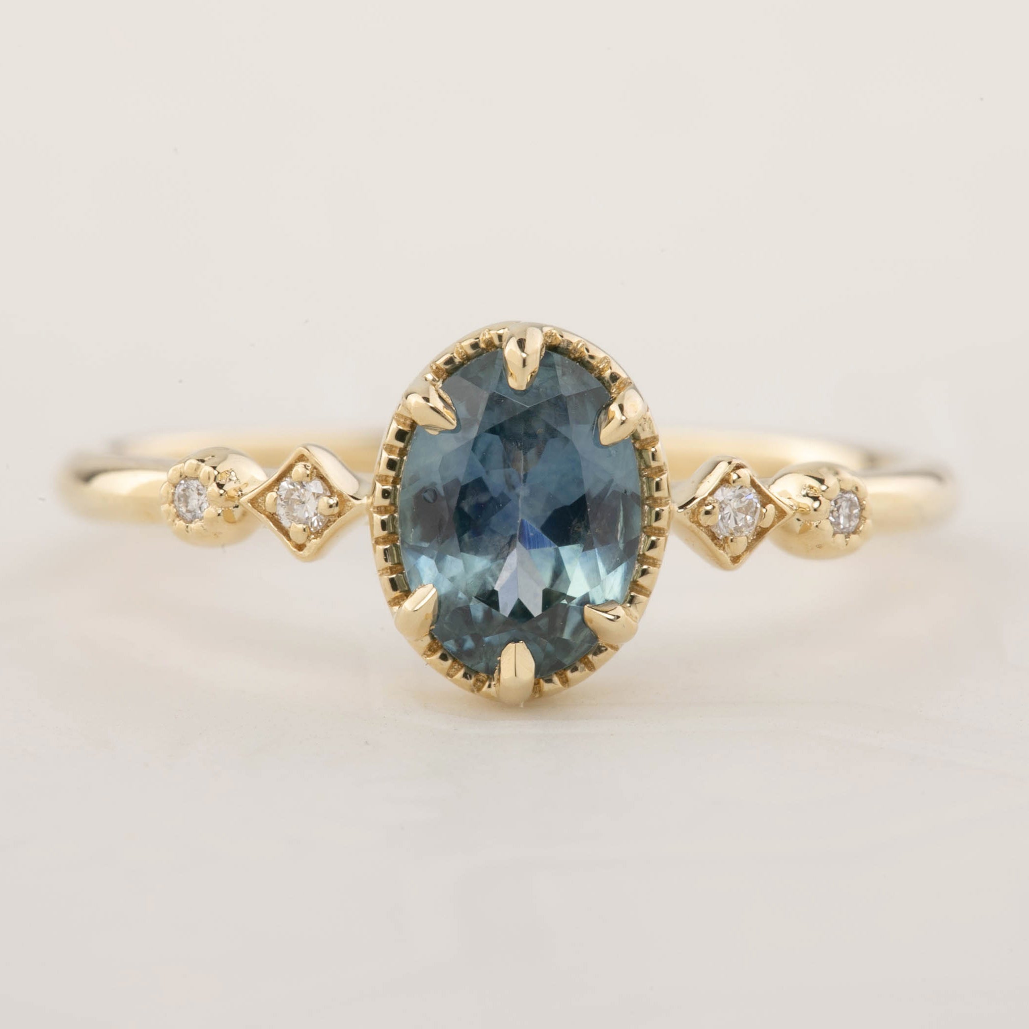 ステラリング-0.40 ctモンタナサファイア（唯一無二） – Envero Jewelry