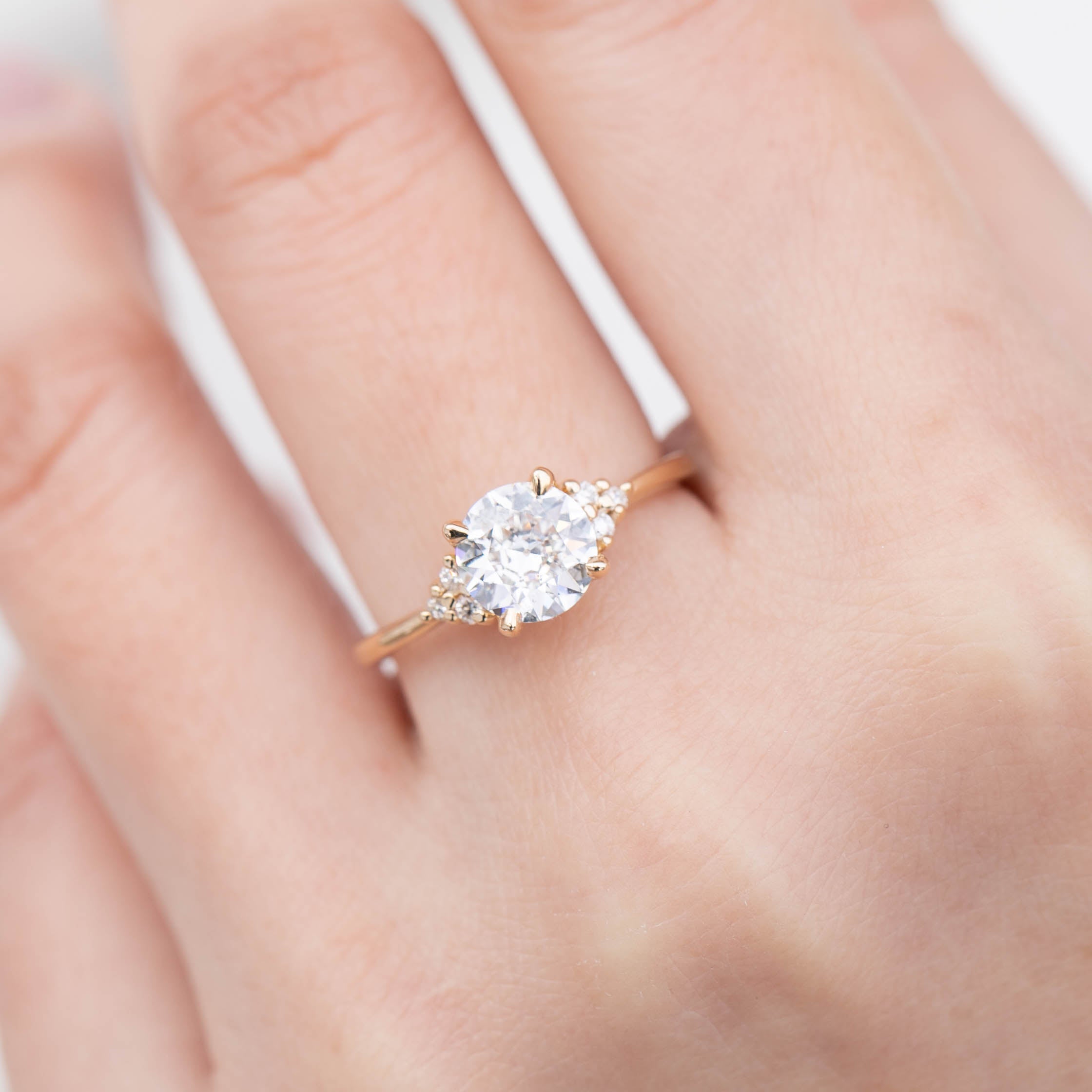 Teresa Ring, Round Brilliant Cut Diamond