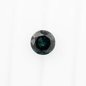 1.58ct Round Cut Blue Green Queensland Sapphire