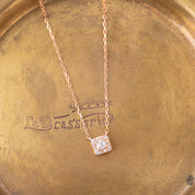Jophiel Diamond Halo Necklace