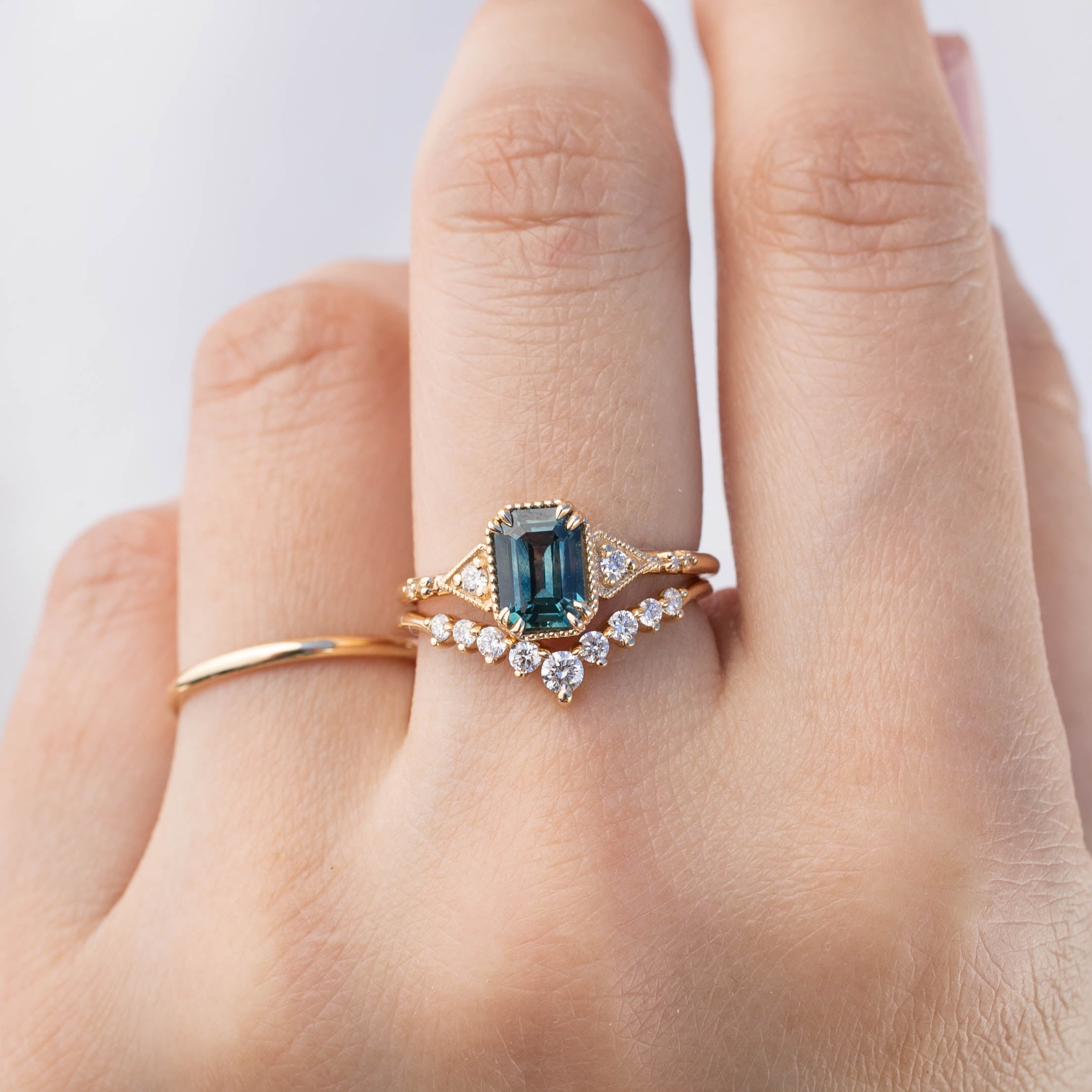 Agatha Ring - 1.23ct Montana Sapphire (One of a kind)