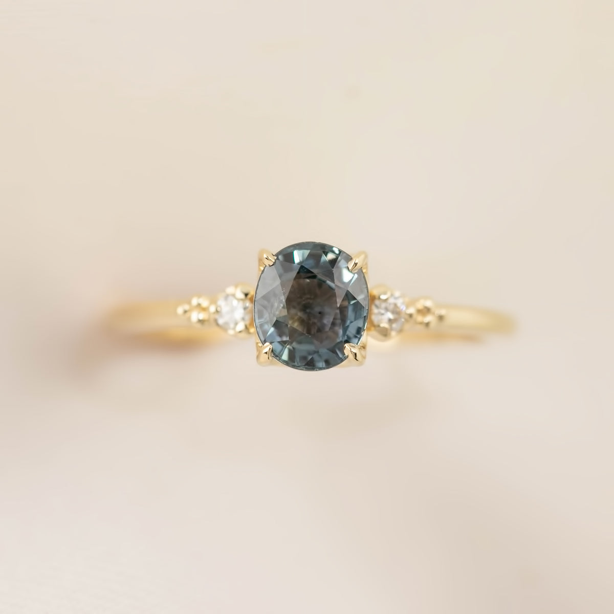 Estel Ring - 1.2ct Teal Sapphire (One of a kind) – Envero