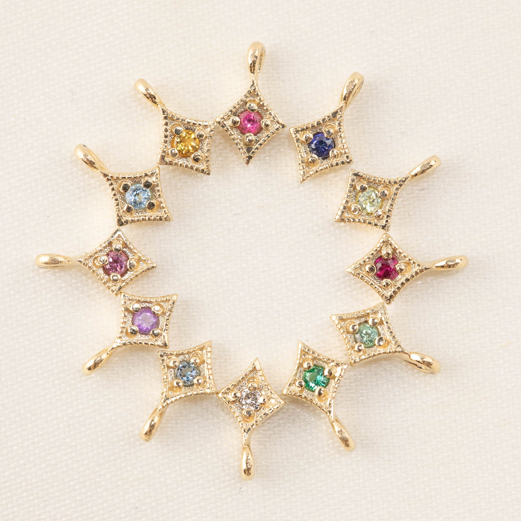 Birthstone Star Charm (Add-ons)