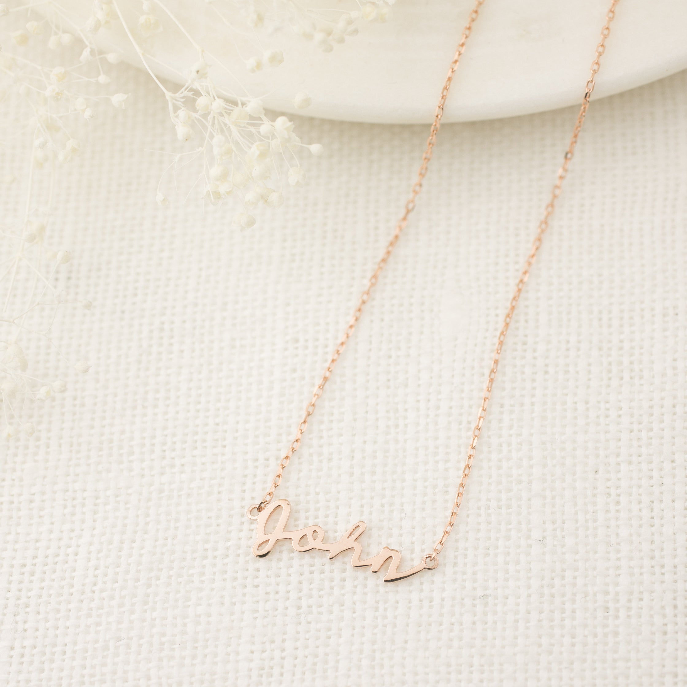 Custom Script Name Necklace