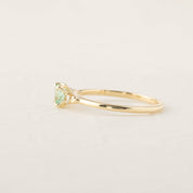 Estel Ring - 4.5mm Natural Mint Tourmaline (One of a kind)