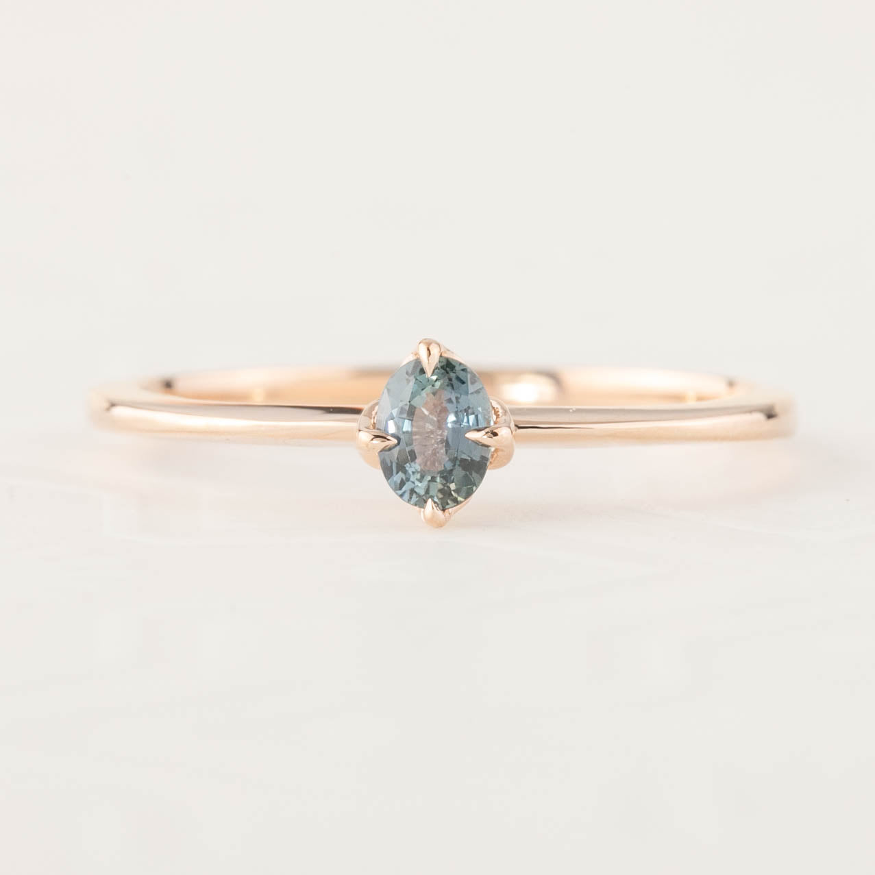 Alice Ring, 0.20ct Unheated Sapphire of your choice
