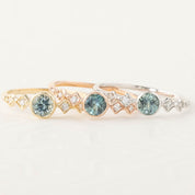 Celeste Ring, 0.45ct Montana Sapphire of your choice