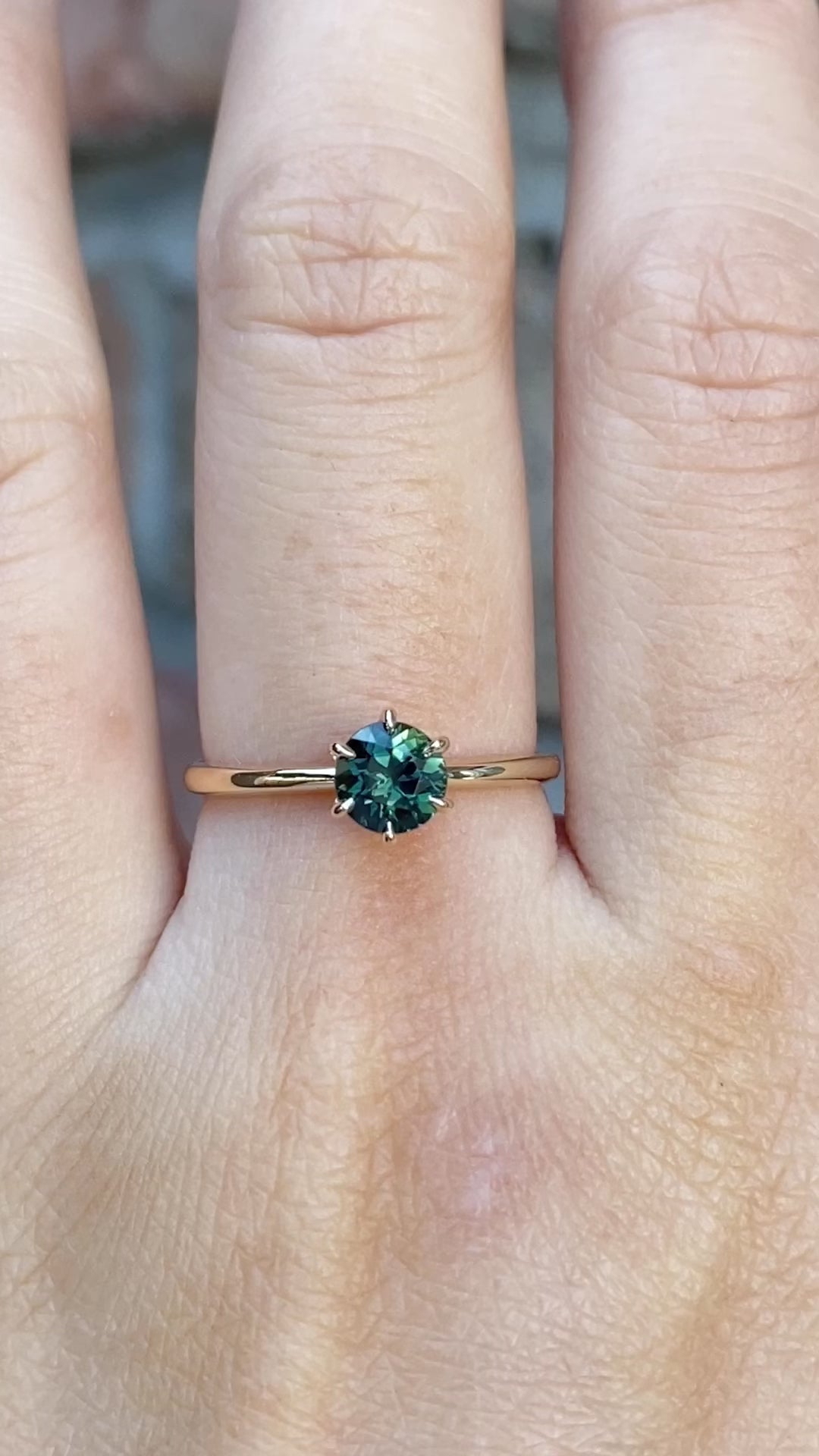 Floryn Ring, 0.76ct Queensland Sapphire