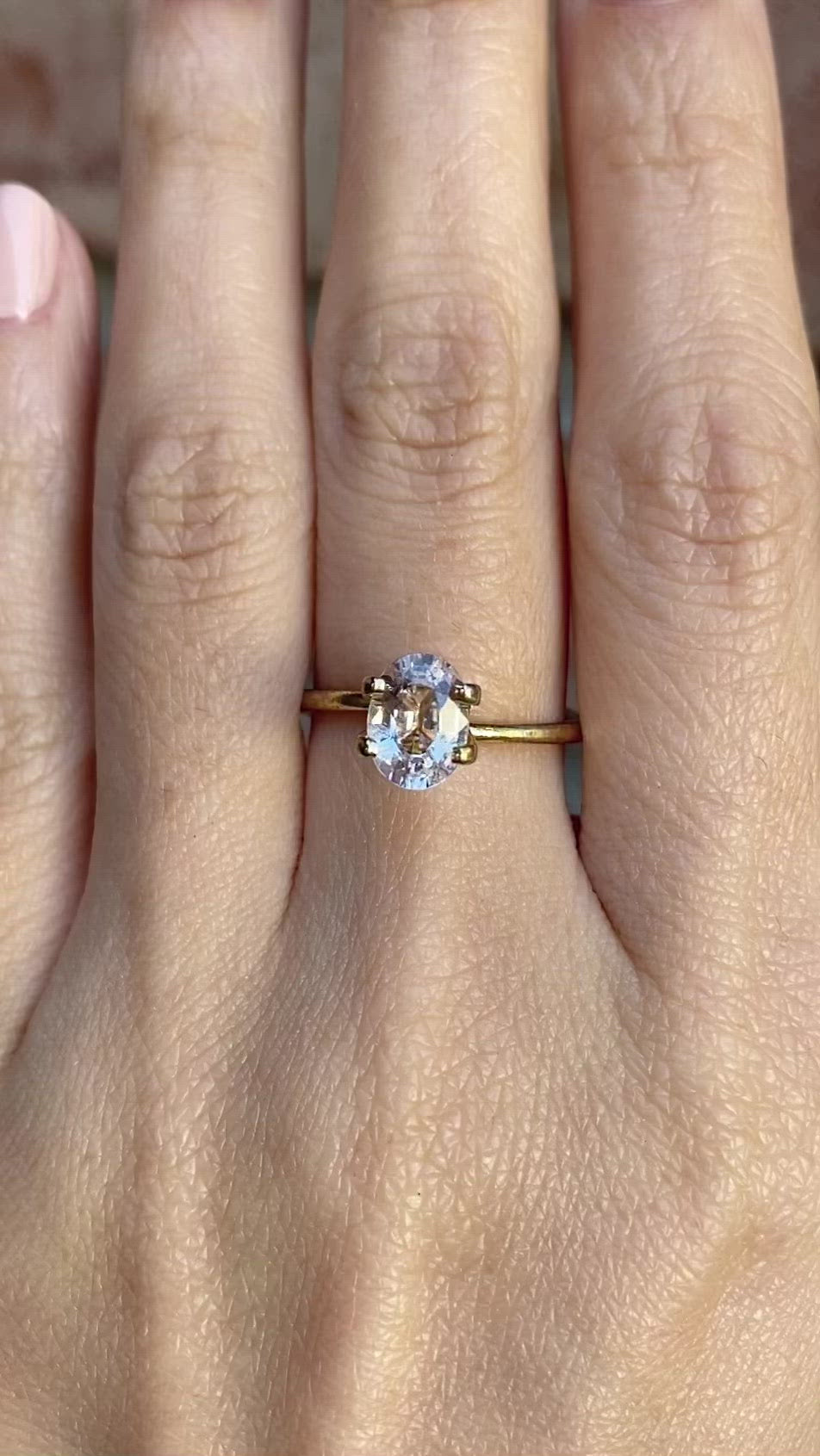 1.42ct  ホワイトサファイア マダガスカル産