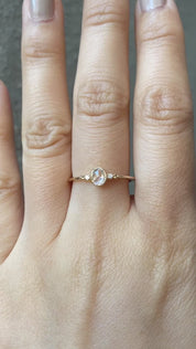 エステルリング　ローズカットダイヤモンド　0.26ct