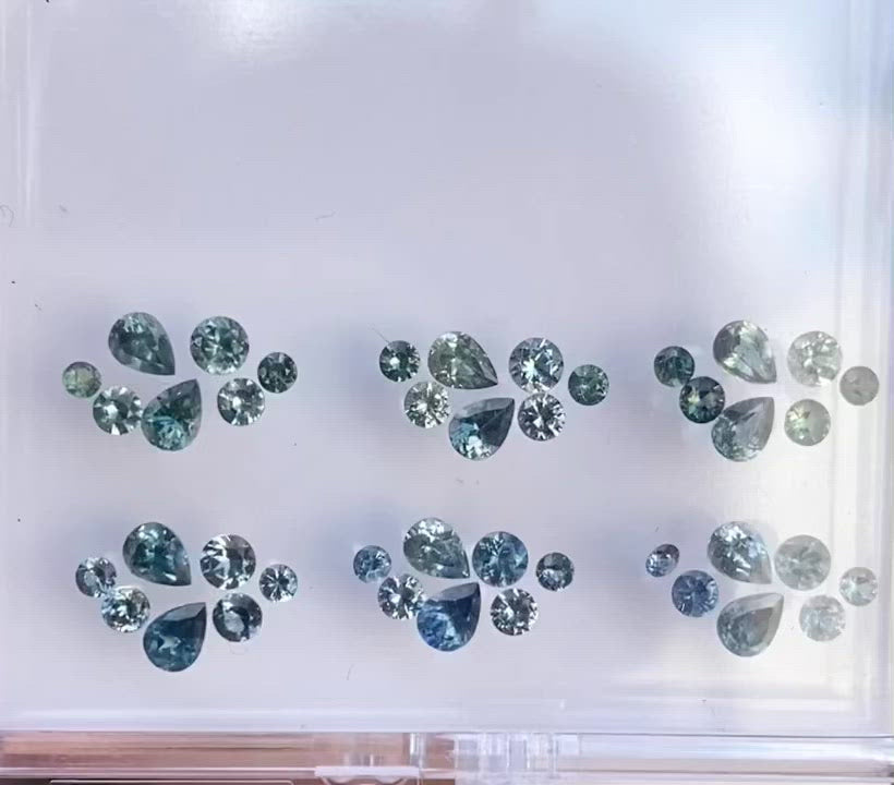 Seven Stones Stardust Setting (Pick your own sapphires)