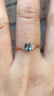Teresa Ring, 0.55ct Madagascar Sapphire