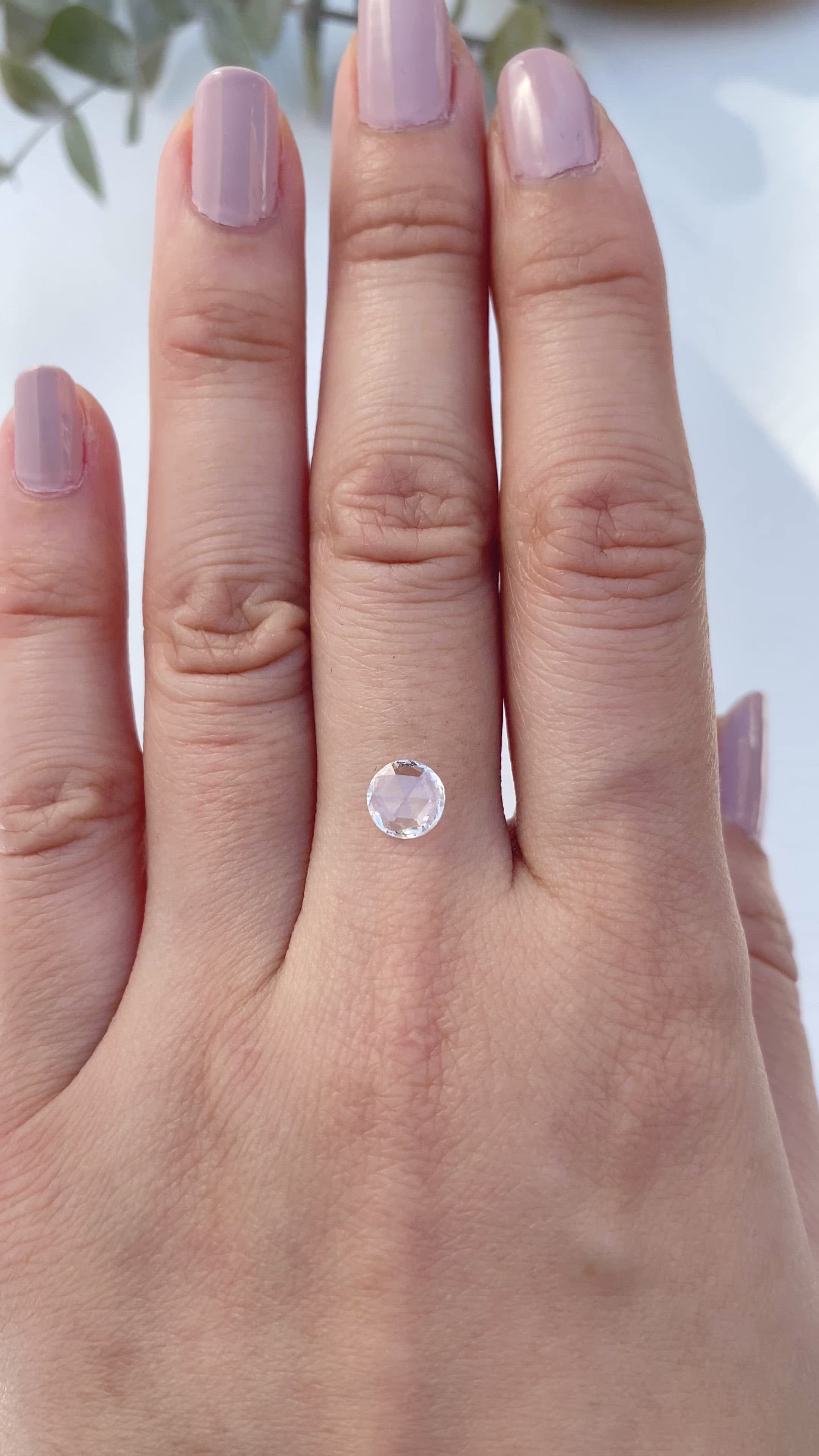 0.51ct Rose Cut Diamond, VVS/G