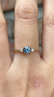 Emilie Ring, 0.60ct Montana Sapphire of your choice