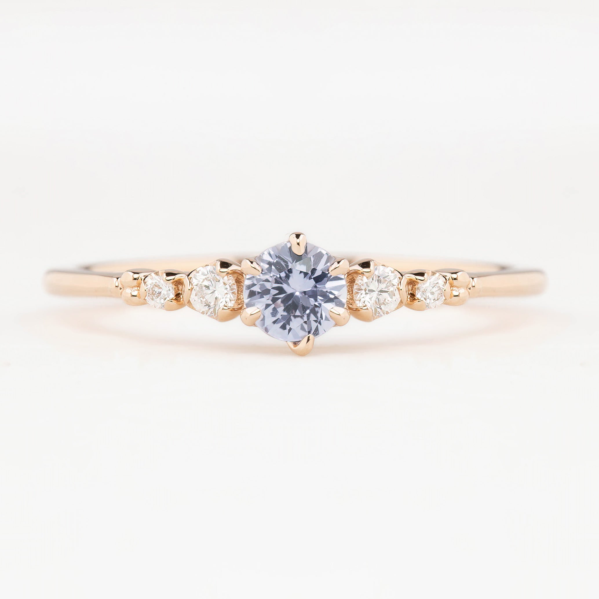 Estel Fleur Ring, 0.30ct Ceylon Sapphire