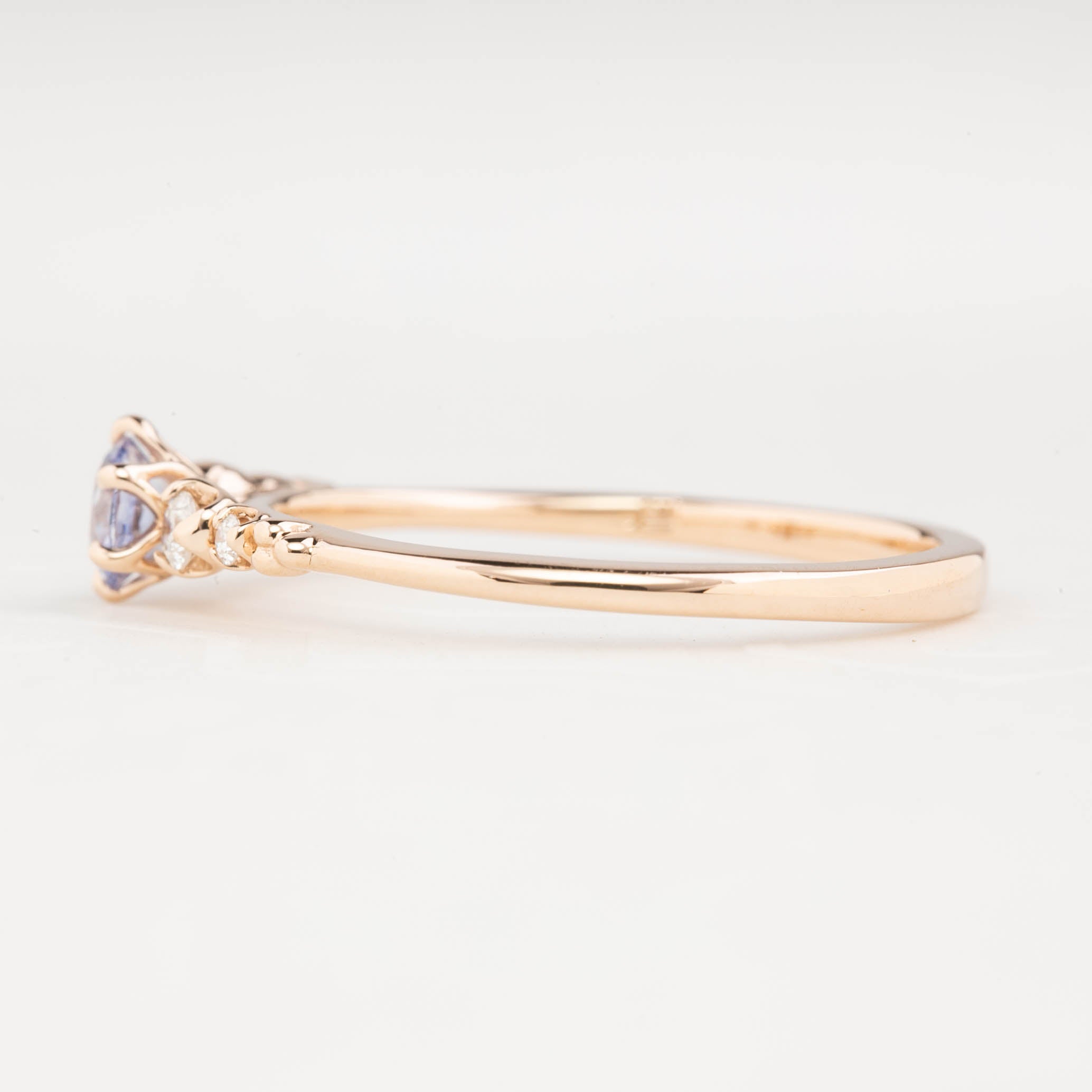 Estel Fleur Ring, 0.30ct Ceylon Sapphire