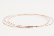 Gold Streaks Hammered Bangle (Set of 3 bangles)