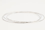 Gold Streaks Hammered Bangle (Set of 3 bangles)