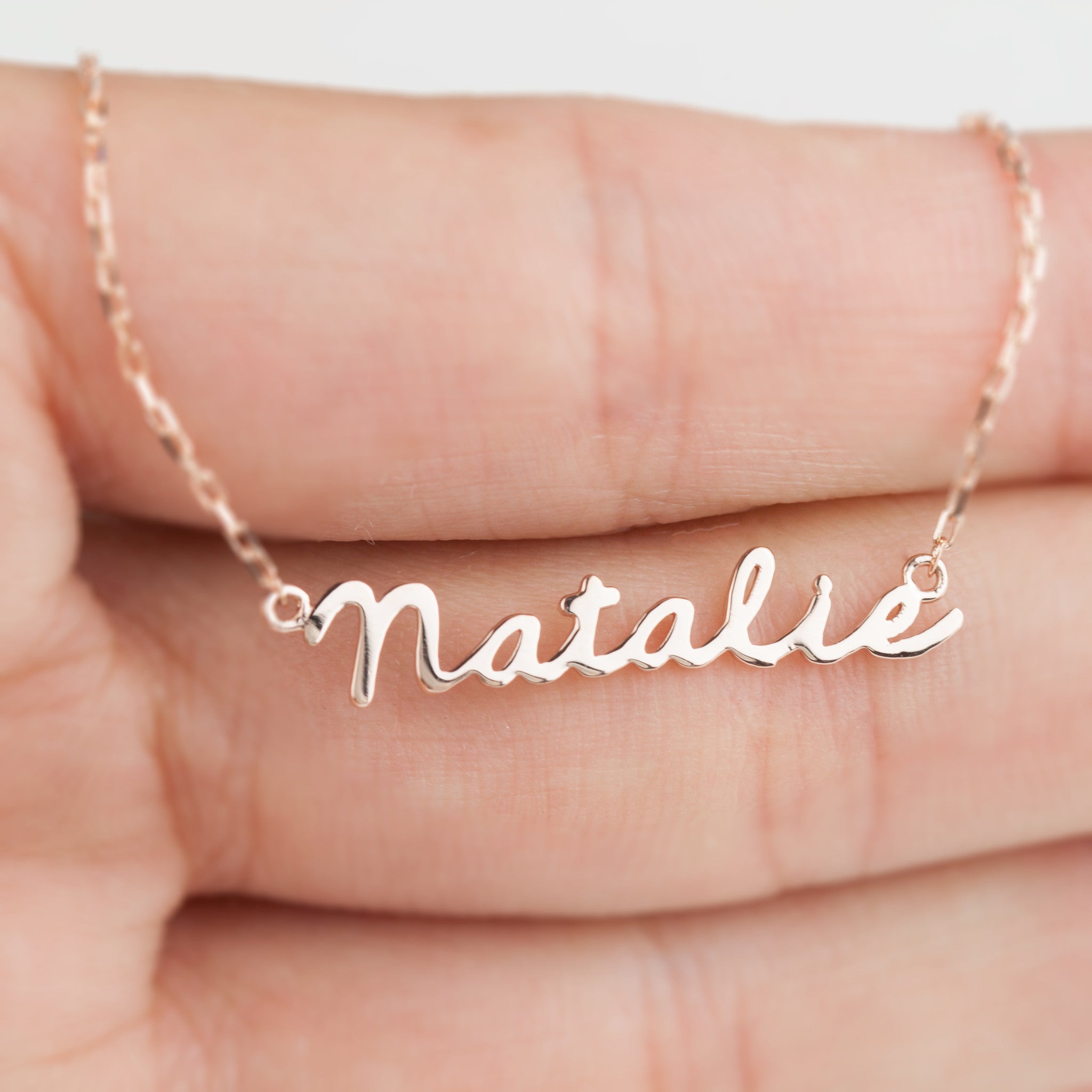 Custom Script Name Necklace