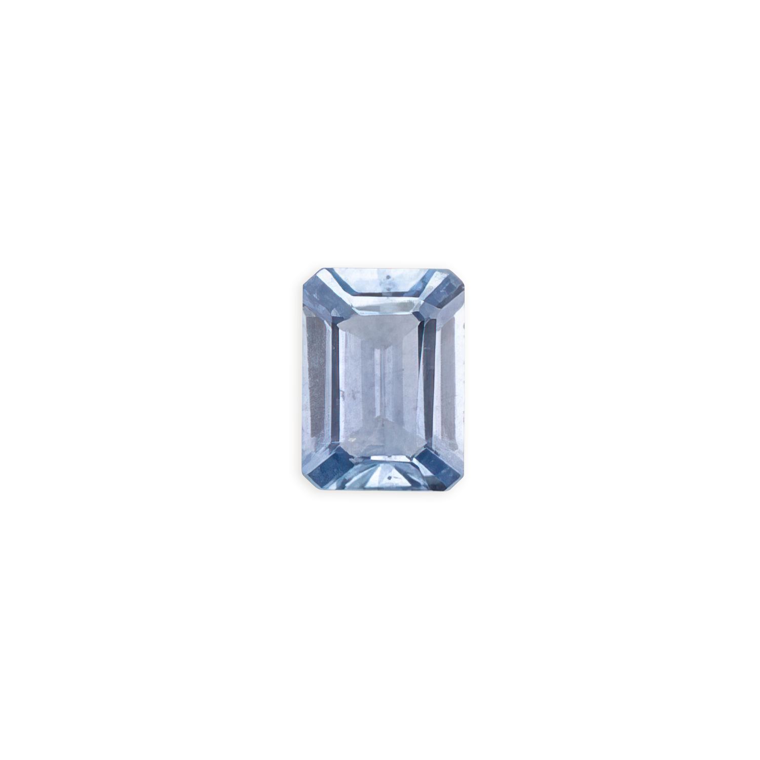 1.16ct Emerald Cut Blue Montana Sapphire