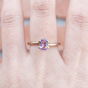0.91ct Oval Cut Pink Umba Sapphire SO262