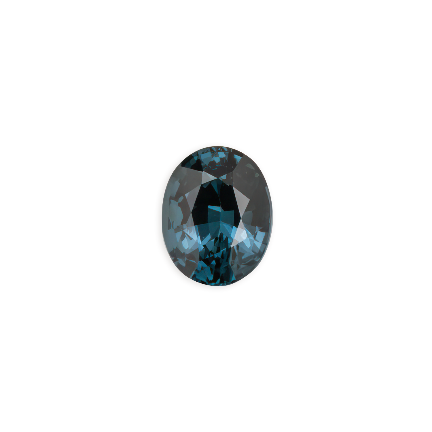 1.55ct Oval Cut Deep Teal Blue Madagascar Sapphire SO323