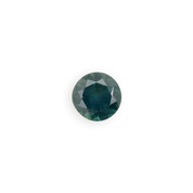 1.21ct Round Cut Peacock Green Montana Sapphire SR183