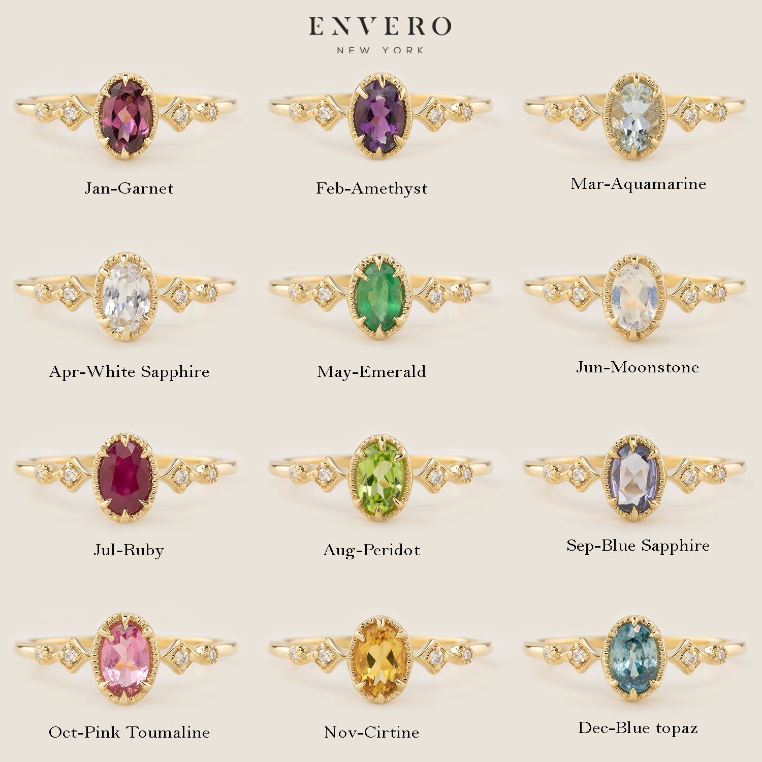 Stella Ring Garnet