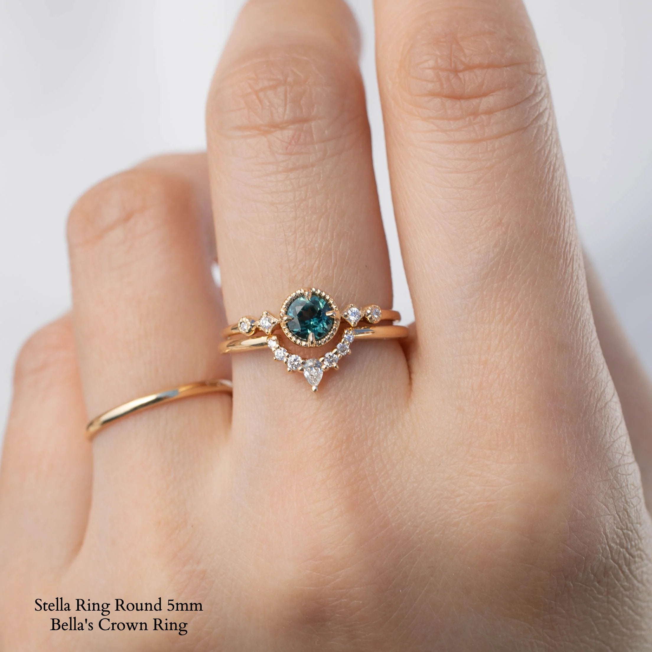 Stella Ring, 0.45ct Queensland Sapphire