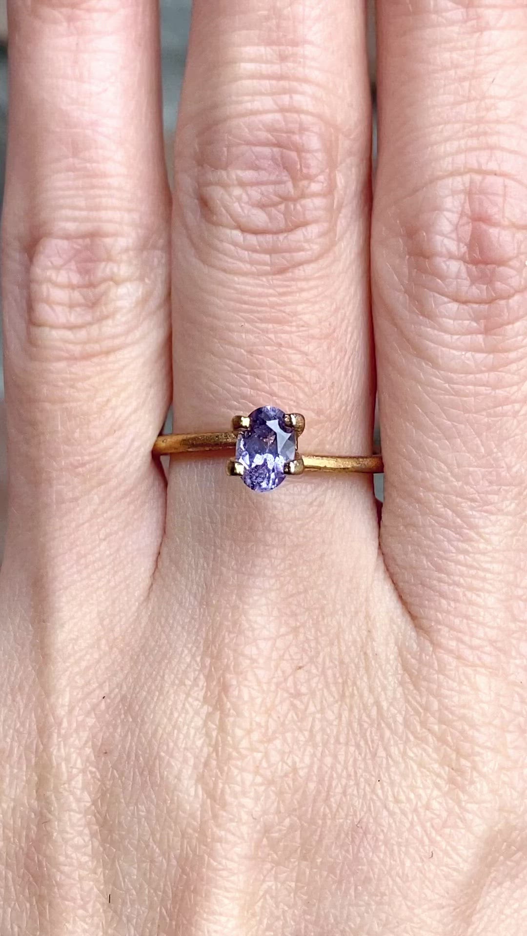 0.84ct パープルサファイア タンザニア産SO267