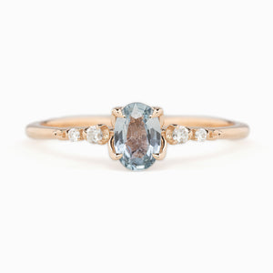 Estel Fleur Ring, 0.50ct Madagascar Sapphire
