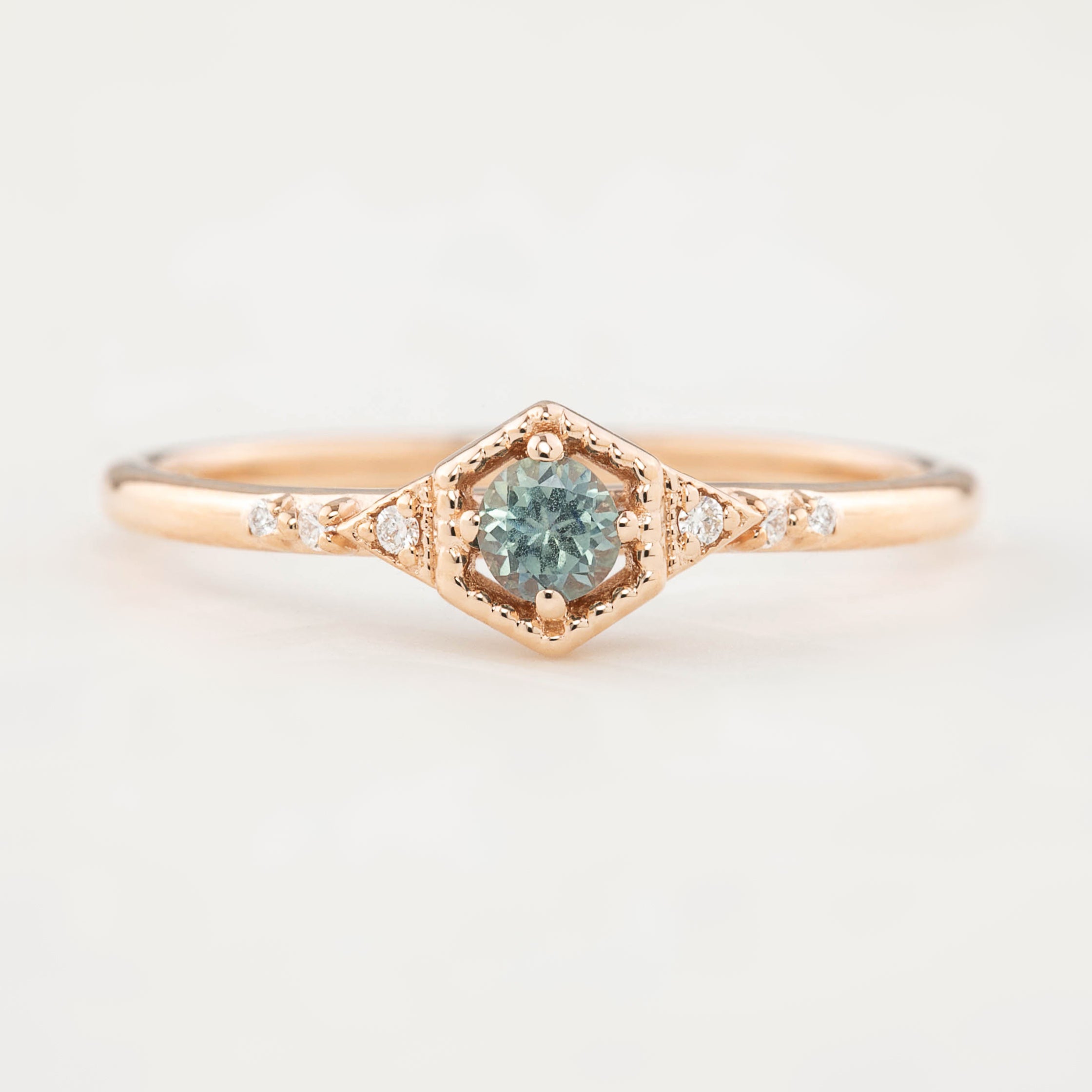 Agatha Ring, 0.15ct Montana Sapphire of your choice