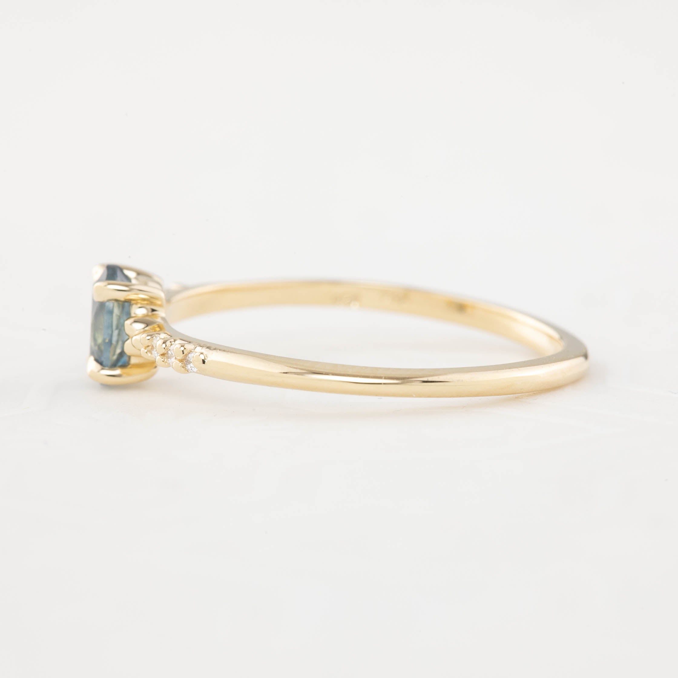 Eloise Ring, 0.45ct Montana Sapphire