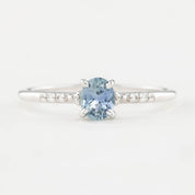Eloise Ring, 0.45ct Montana Sapphire