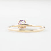 【即日配送】サラリング ・0.45ct・非加熱ウンバ産パープルサファイア・K14YG