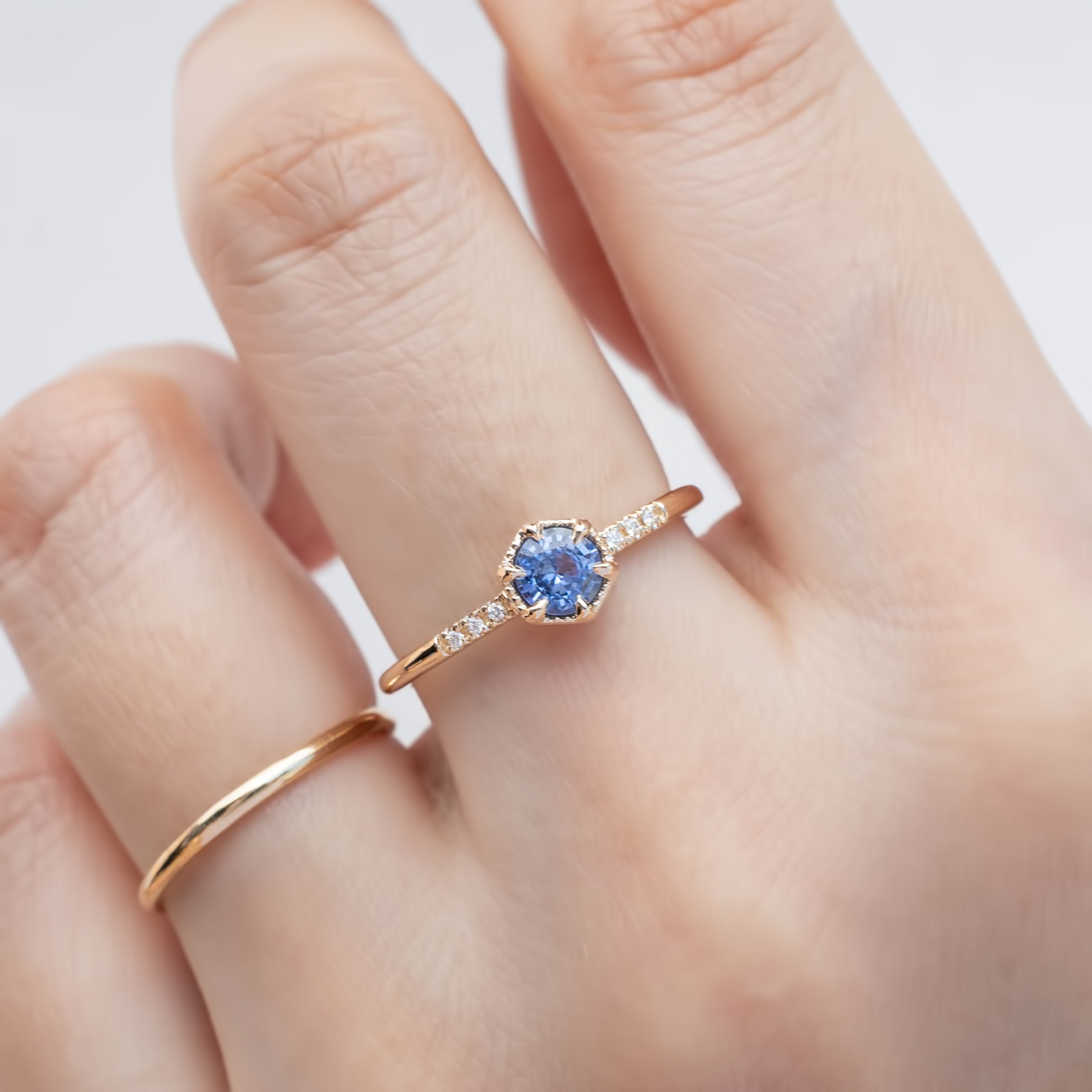 Grace Ring, 0.45ct Ceylon Sapphire