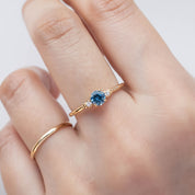Estel Ring, 0.45ct Montana Sapphire of your choice