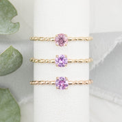 Candy Ring, 0.30ct Madagascar Sapphire of your choice