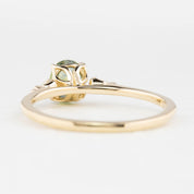 【一点物】エステルリング ・0.80ct・モンタナ産ライトグリーンサファイア・K14YG