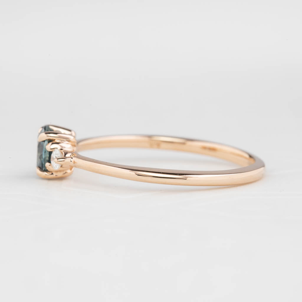 Emilie Ring, 0.60ct Montana Sapphire of your choice