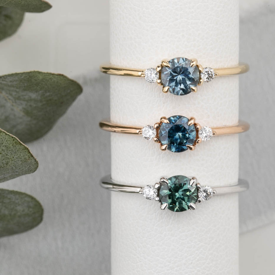 Emilie Ring, 0.60ct Montana Sapphire of your choice