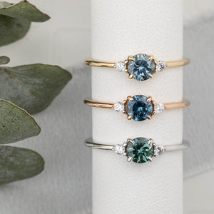Emilie Ring, 0.60ct Montana Sapphire of your choice