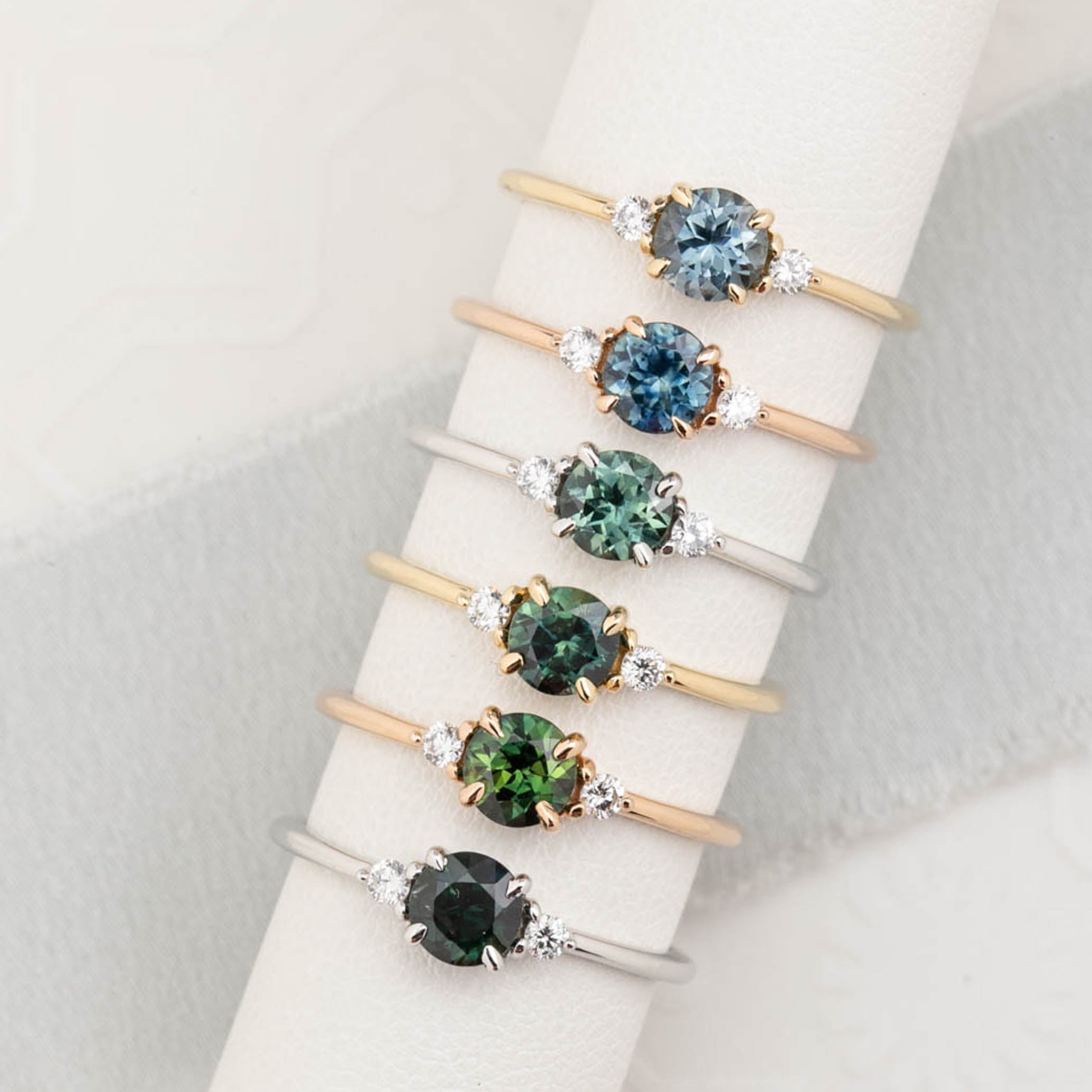 Emilie Ring, 0.60ct Montana Sapphire of your choice