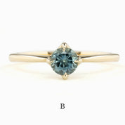 Alice Ring, 0.60ct Montana Sapphire