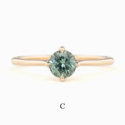 Alice Ring, 0.60ct Montana Sapphire