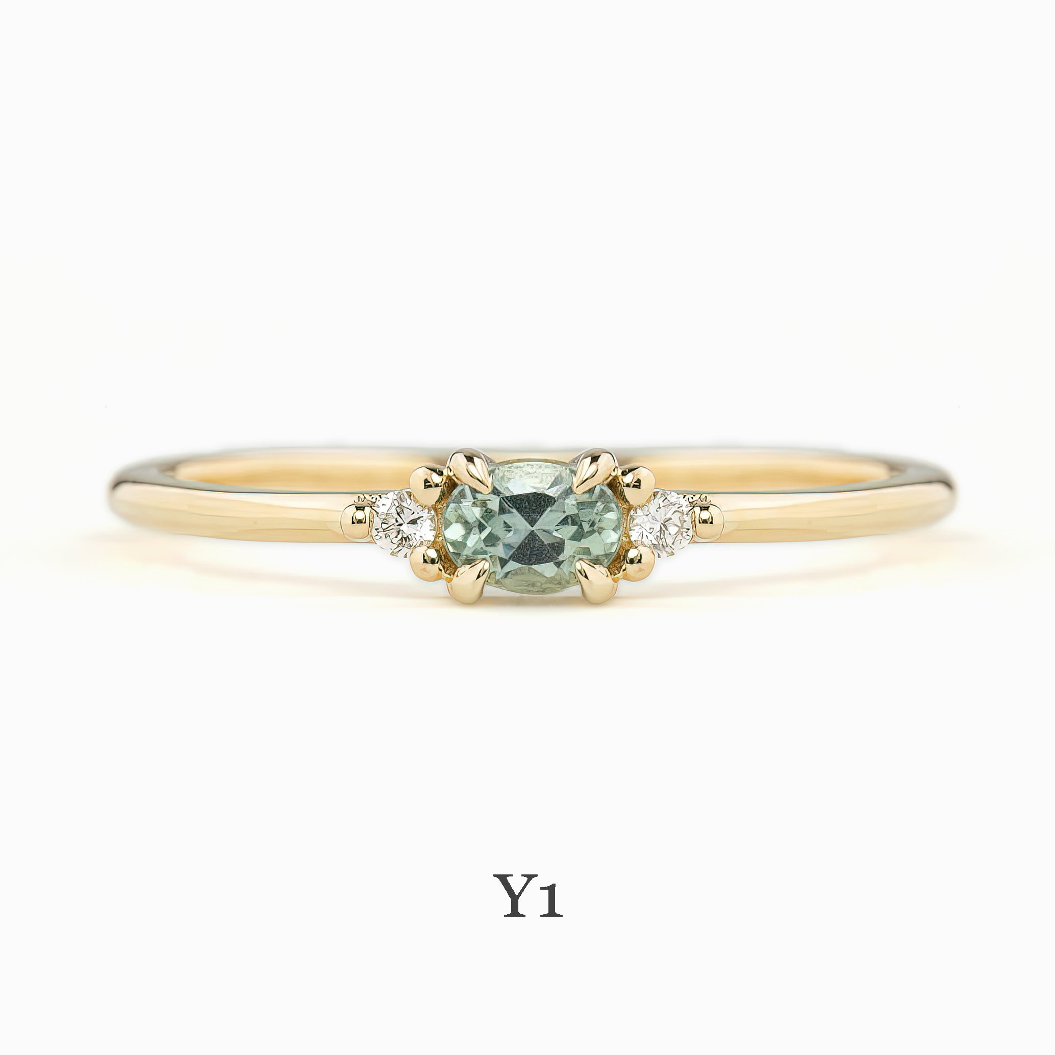 【即日配送】エミリーリング ・0.20ct・モンタナ産サファイア・K14G