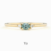 【即日配送】エミリーリング ・0.20ct・モンタナ産サファイア・K14G