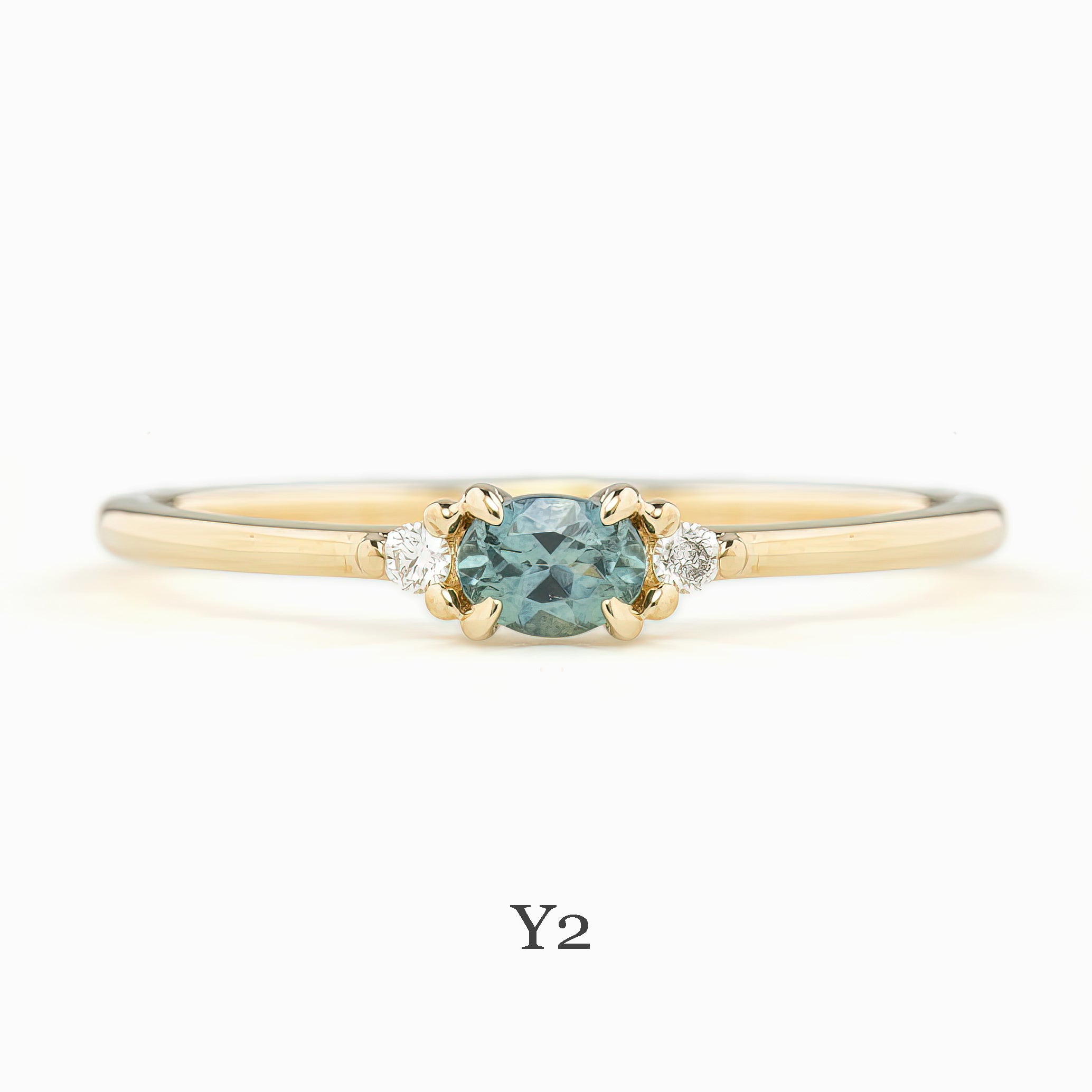 【即日配送】エミリーリング ・0.20ct・モンタナ産サファイア・K14G