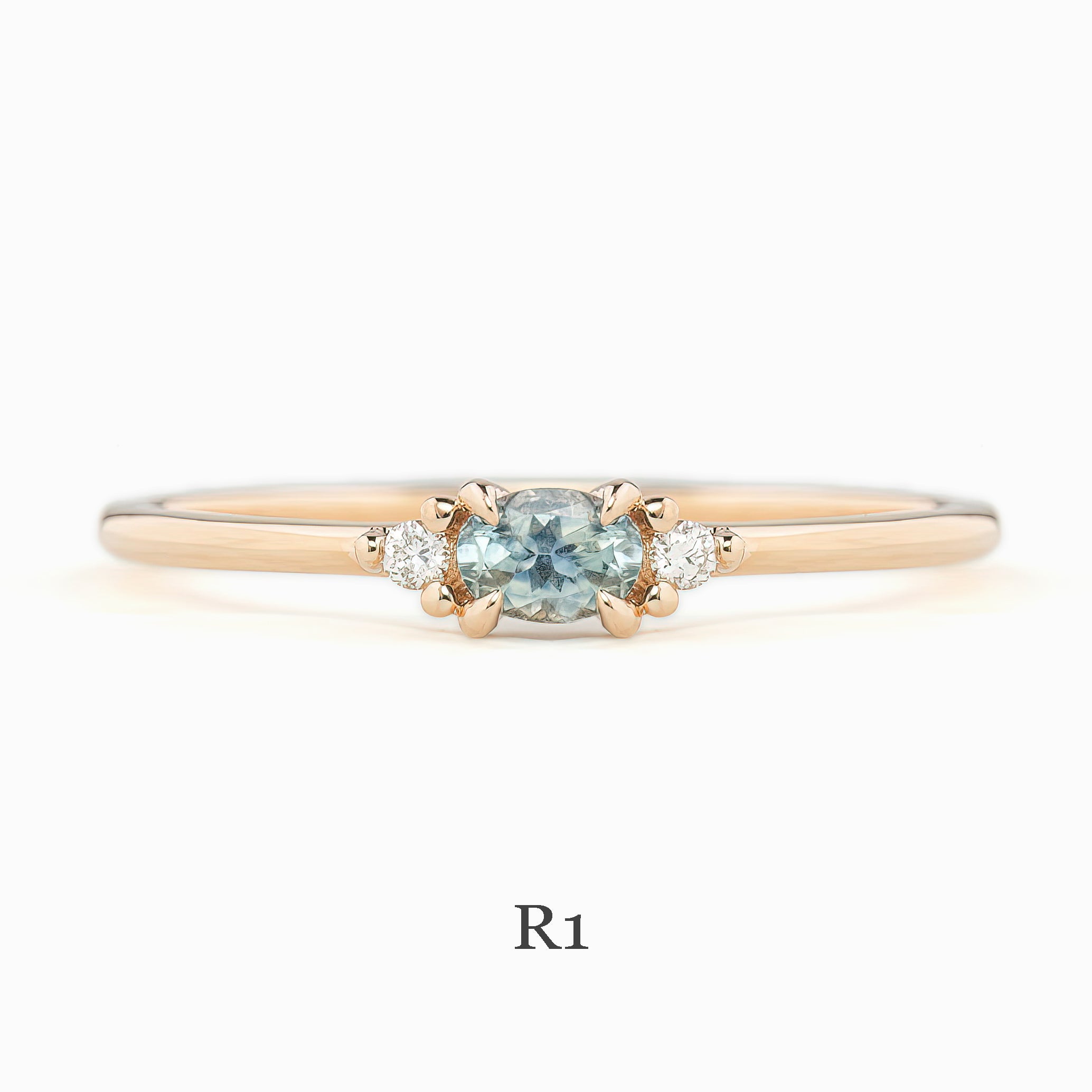 【即日配送】エミリーリング ・0.20ct・モンタナ産サファイア・K14G