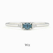 【即日配送】エミリーリング ・0.20ct・モンタナ産サファイア・K14G